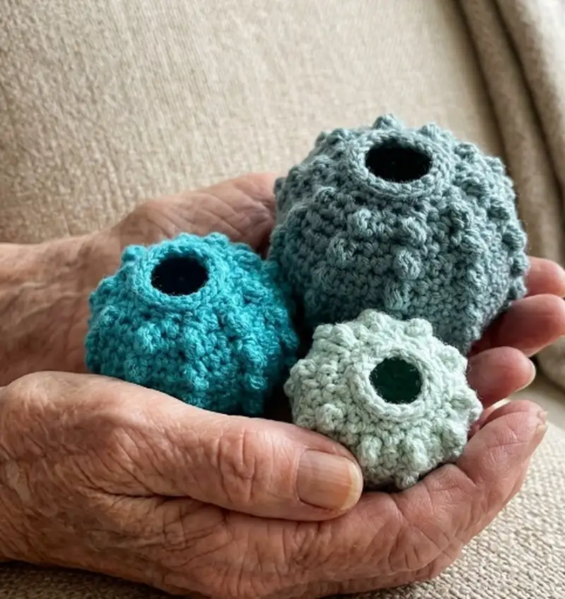 Complimentary Intermediate crochet pattern: Sea Urchin Shells Crochet Pattern - Simple to follow guide