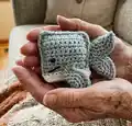 Ragdoll Pocket Whale Amigurumi Pattern step 4 - final assembly and finishing