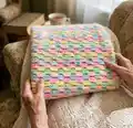 Pastel Shells Baby Blanket Pattern step 4 - final assembly and finishing