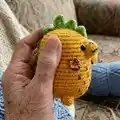 Pineapple Rex Amigurumi Pattern step 3 - details and accessories