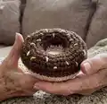Donut Amigurumi Pattern step 1 - construction progress