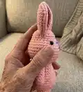 Rabbit Amigurumi Pattern step 3 - details and accessories