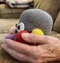 Octopus Surprise Amigurumi Pattern step 3 - details and accessories