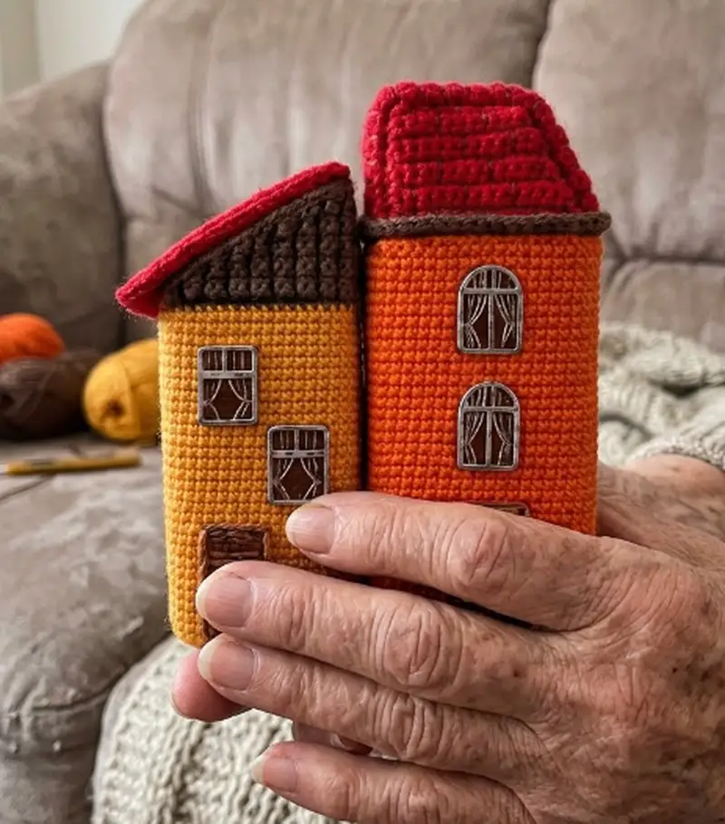 Quality crochet pattern: Small Houses Amigurumi Pattern - Intermediate level guide with complete instructions