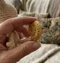 Meowth Amigurumi Pattern step 2 - assembly progress