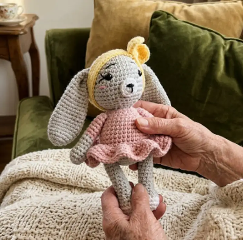 Complimentary Intermediate crochet pattern: Sophie the Bunny Amigurumi Pattern - Simple to follow guide
