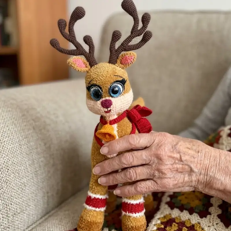 Complimentary Intermediate crochet pattern: Forest Deer Amigurumi Pattern - Simple to follow guide