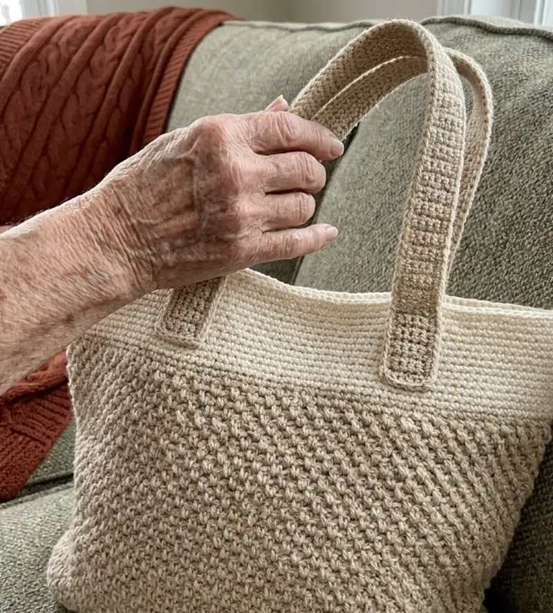 Complimentary Intermediate crochet pattern: Spike Stitch Tote Bag Pattern - Simple to follow guide