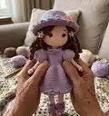 Emma Doll Amigurumi Pattern step 1 - construction progress