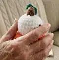 Ghost in Pumpkin Amigurumi Pattern step 3 - details and accessories