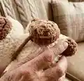 Chubby Milky Cow Amigurumi Pattern step 2 - assembly progress