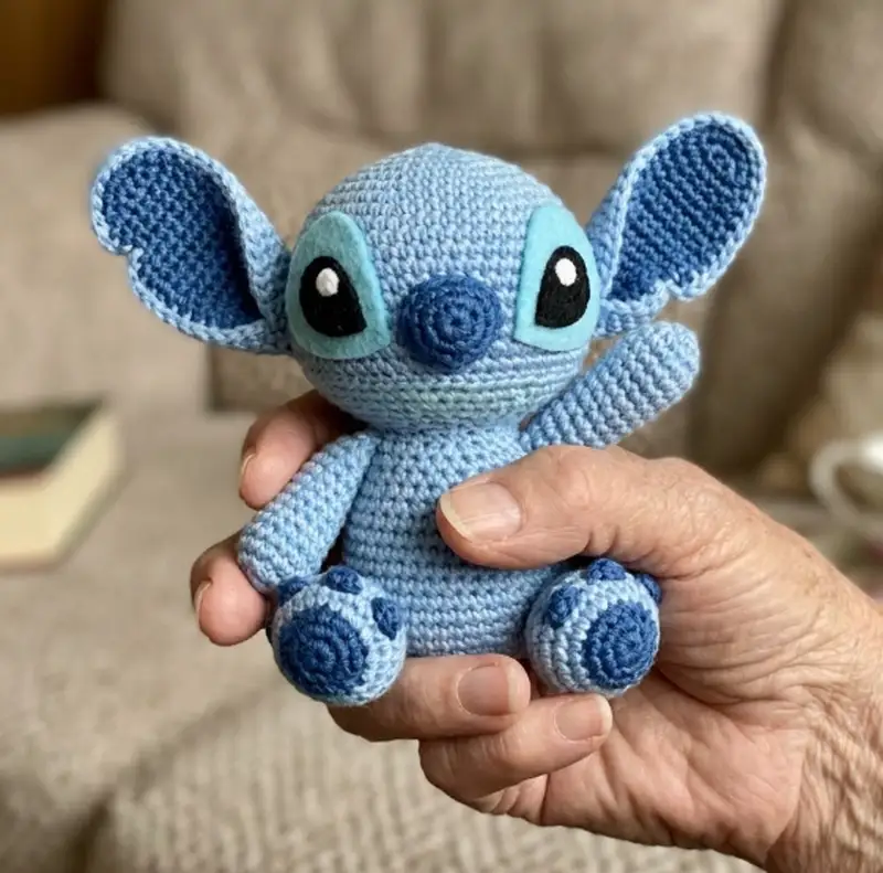 Complimentary Intermediate crochet pattern: Stitch Amigurumi Pattern - Simple to follow guide