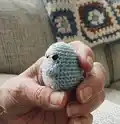 Sharkito the Polite Shark Amigurumi Pattern step 3 - details and accessories