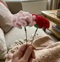 Carnation Flower Pattern step 4 - final assembly and finishing