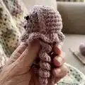 Ragdoll Pocket Jellyfish Amigurumi Pattern step 2 - assembly progress
