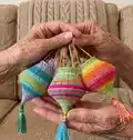 Boho Summer Lampion Pattern step 4 - final assembly and finishing