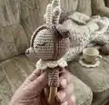 Rattle Deer Amigurumi Pattern step 3 - details and accessories