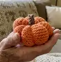 Small Pumpkin Pattern step 1 - construction progress