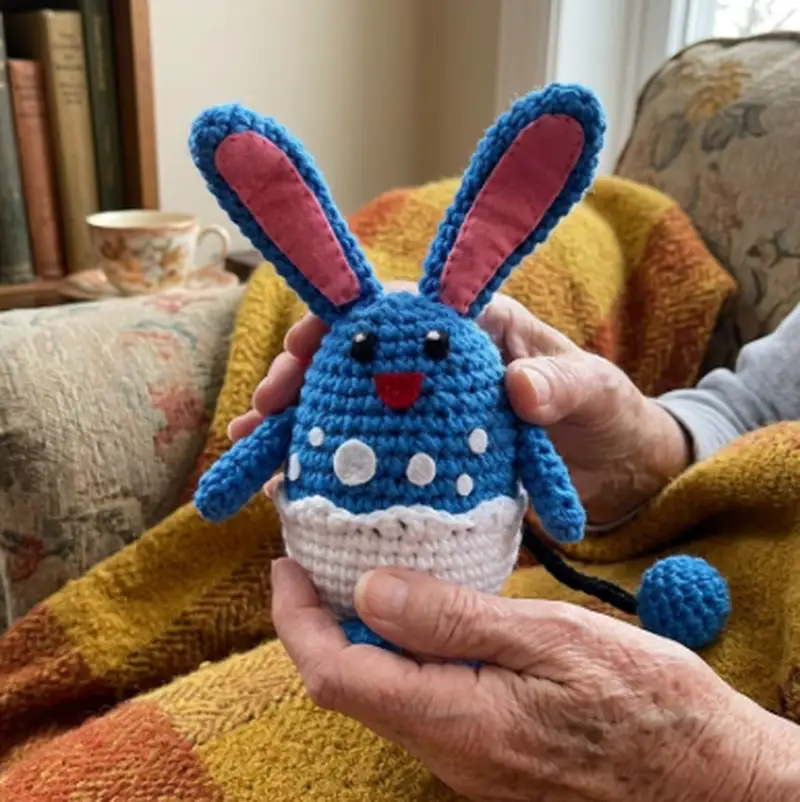 Complimentary Intermediate crochet pattern: Azumarill Amigurumi Pattern - Simple to follow guide