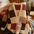 Patchwork Cardigan Pattern step 4 - final assembly and finishing