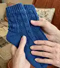 Basic Sock Guide Pattern step 1 - construction progress