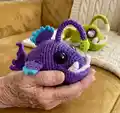 Erebus the Angler Fish Amigurumi Pattern step 4 - final assembly and finishing