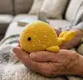 Wallace and Wanda Whales Amigurumi Pattern step 2 - assembly progress