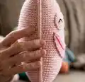 Bunny Amigurumi Pattern step 2 - assembly progress