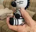 Benjamin Tiger Amigurumi Pattern step 3 - details and accessories