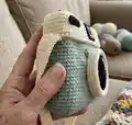 The Camera Crochet Bag & Purse Pattern step 2 - assembly progress