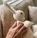 The Boho Bunny Amigurumi Pattern step 3 - details and accessories