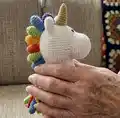 Phone Stand Horse Unicorn Amigurumi Pattern step 3 - details and accessories