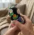 Matryoshka Doll Amigurumi Pattern step 3 - details and accessories
