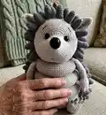 Hedgehog Stacking Toy Amigurumi Pattern step 4 - final assembly and finishing