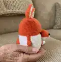 Pillow-Fox Amigurumi Pattern step 3 - details and accessories