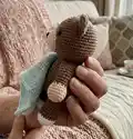 Puppy Security Blanket Amigurumi Pattern step 3 - details and accessories