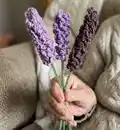 Lavender Plant Pattern step 1 - construction progress