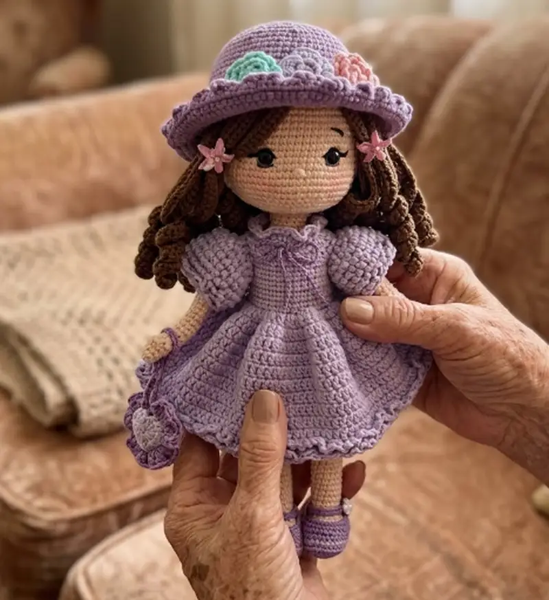 Complimentary Intermediate crochet pattern: Emma Doll Amigurumi Pattern - Simple to follow guide