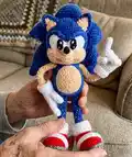Super-Prickle Amigurumi Pattern step 1 - construction progress