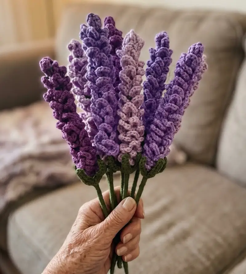 Quality crochet pattern: Lavender Pattern - Beginner Friendly level guide with complete instructions