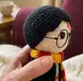 Harry Potter Amigurumi Pattern step 3 - details and accessories