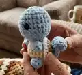 Squirtle Amigurumi Pattern step 3 - details and accessories