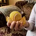 Half Lemon and Lemon Slices Amigurumi Pattern step 4 - final assembly and finishing
