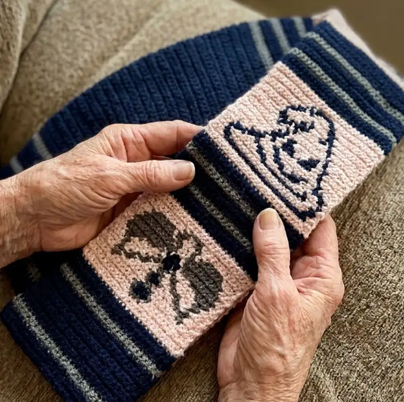 Complimentary Intermediate crochet pattern: Ravenclaw Scarf Pattern - Simple to follow guide
