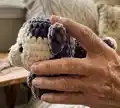 My Little Husky Dog Amigurumi Pattern step 2 - assembly progress