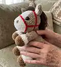 Horse Amigurumi Pattern step 4 - final assembly and finishing