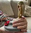 For The Fallen Armed Forces Amigurumi Pattern step 2 - assembly progress