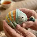 Chameleon Conrad Amigurumi Pattern step 3 - details and accessories