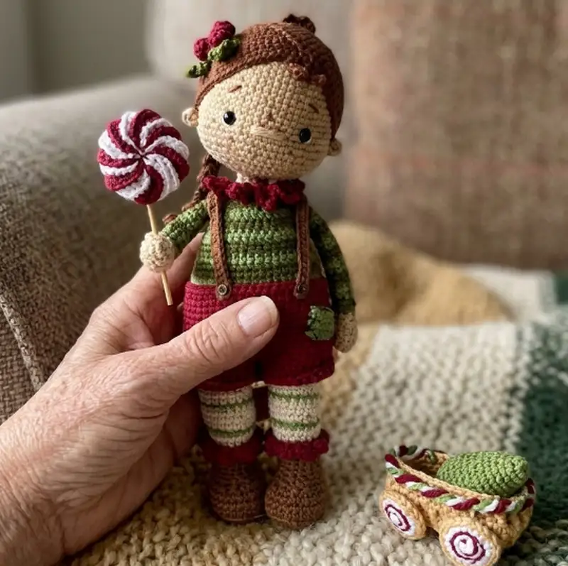 Complimentary Intermediate crochet pattern: Alice, the Doll Amigurumi Pattern - Simple to follow guide