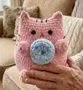 Cute Cat Amigurumi Pattern step 4 - final assembly and finishing